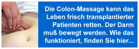 Darmmassage rettet Leben